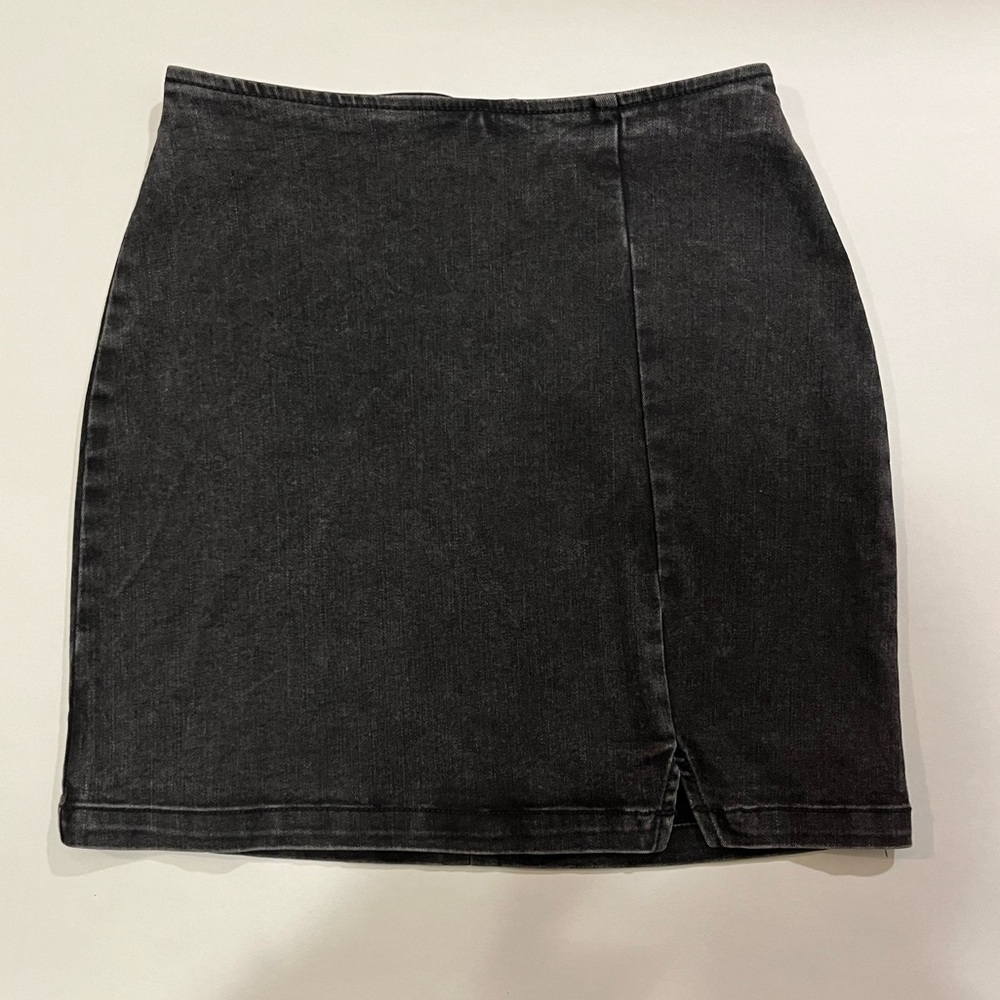 Wild Fable Charcoal Denim Pencil Skirt